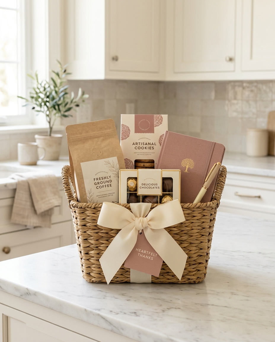 Coffee & Fresh Pages — gift basket by Harbor Thoughtful Gifts